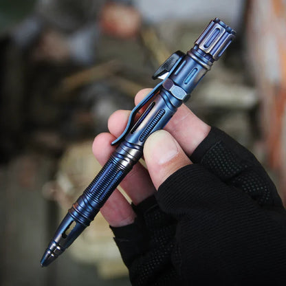 Steel Glass Breaker Tactical Pen – Self Defense Tool with Tungsten EDC