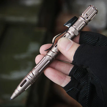 Steel Glass Breaker Tactical Pen – Self Defense Tool with Tungsten EDC