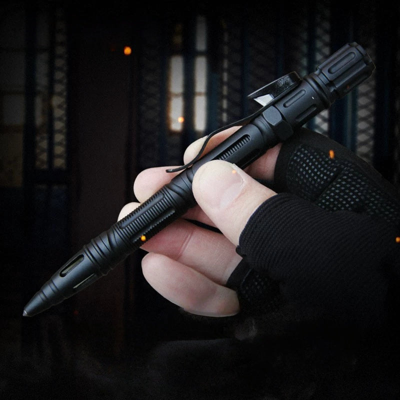Steel Glass Breaker Tactical Pen – Self Defense Tool with Tungsten EDC