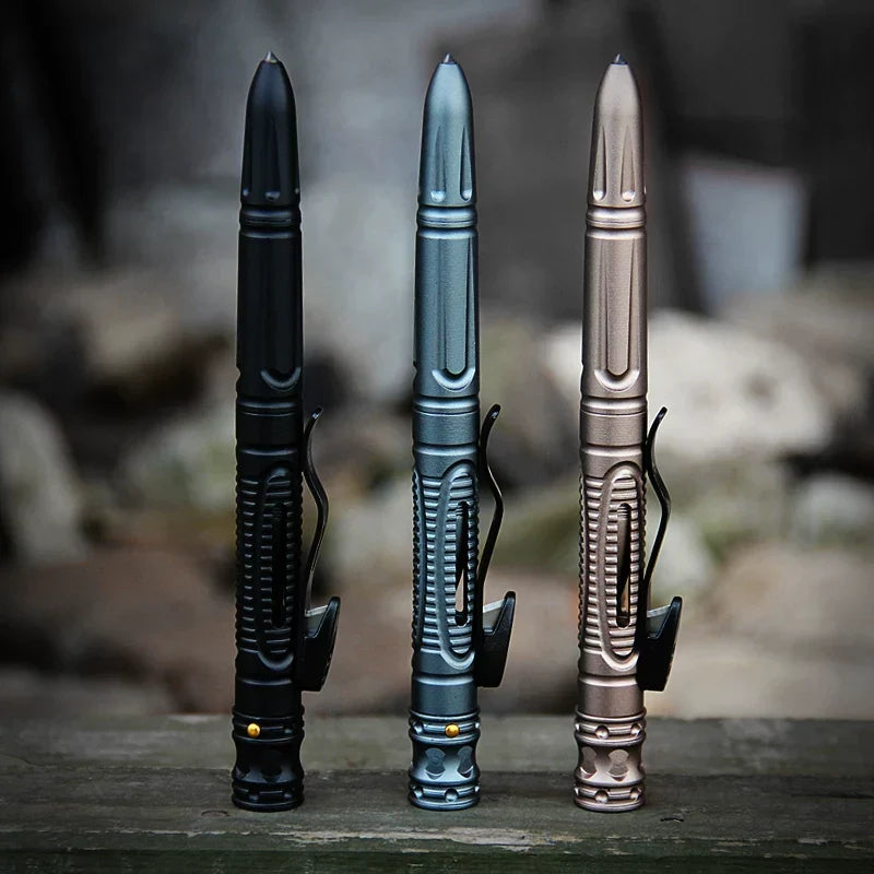 Steel Glass Breaker Tactical Pen – Self Defense Tool with Tungsten EDC