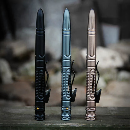 Steel Glass Breaker Tactical Pen – Self Defense Tool with Tungsten EDC