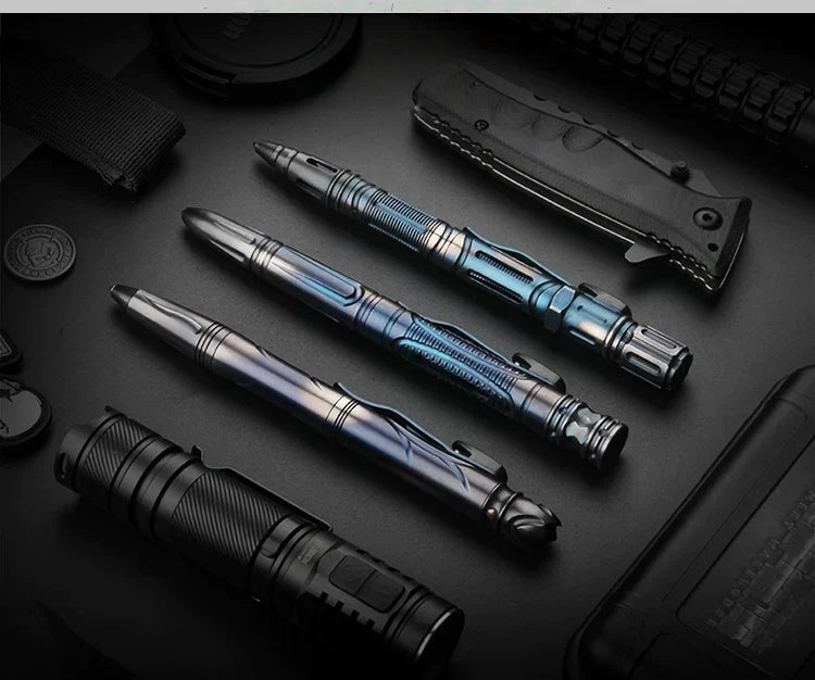 Steel Glass Breaker Tactical Pen – Self Defense Tool with Tungsten EDC