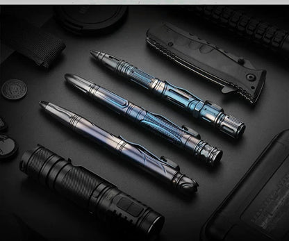 Steel Glass Breaker Tactical Pen – Self Defense Tool with Tungsten EDC