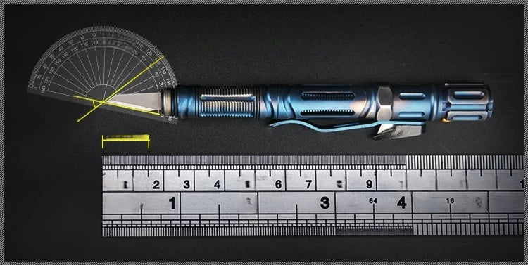 Steel Glass Breaker Tactical Pen – Self Defense Tool with Tungsten EDC