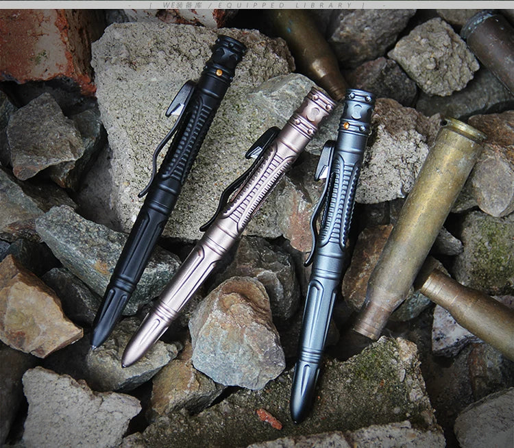 Steel Glass Breaker Tactical Pen – Self Defense Tool with Tungsten EDC