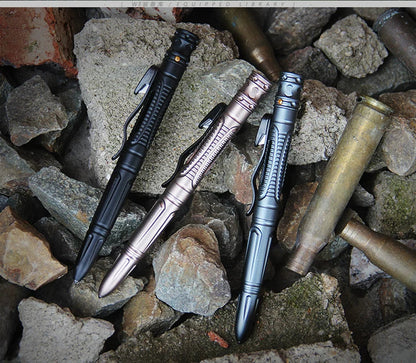 Steel Glass Breaker Tactical Pen – Self Defense Tool with Tungsten EDC