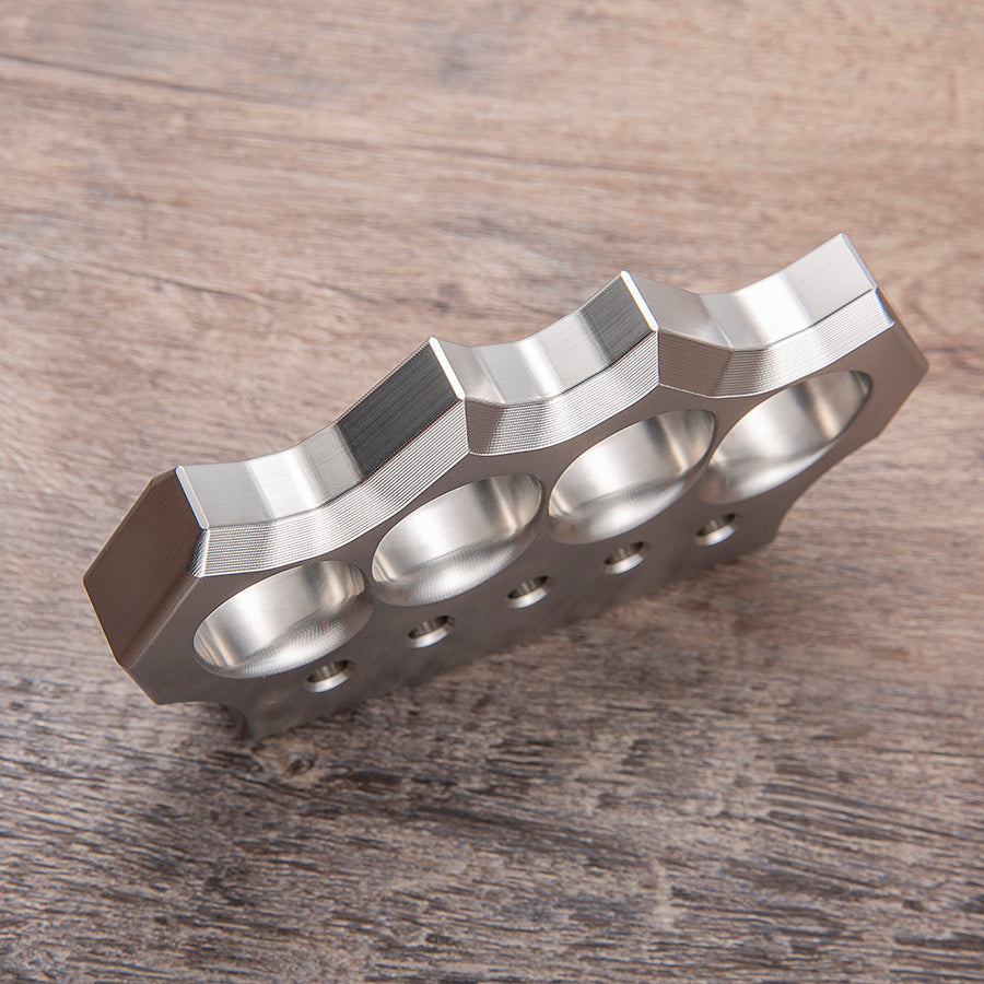 Steel Spiked Knuckles – Brass with Duster Self Defense with 304