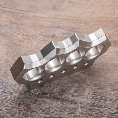 Steel Spiked Knuckles – Brass with Duster Self Defense with 304