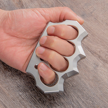 Steel Spiked Knuckles – Brass with Duster Self Defense with 304