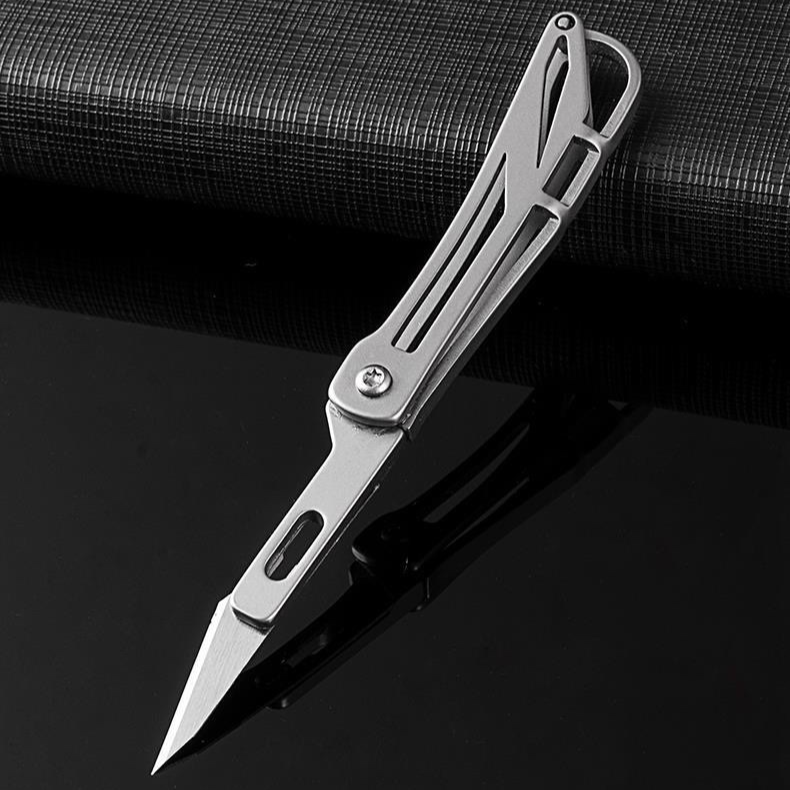 Steel Utility Knife – SharpFlex with Pocket EDC with Replaceable No. 11 Surgical Blade