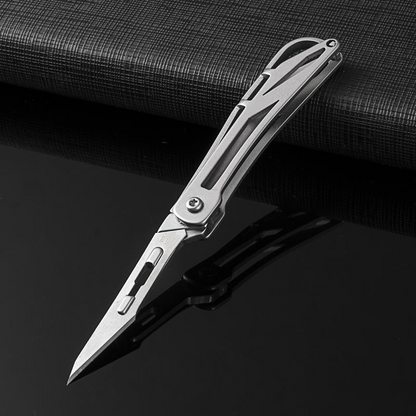 Steel Utility Knife – SharpFlex with Pocket EDC with Replaceable No. 11 Surgical Blade