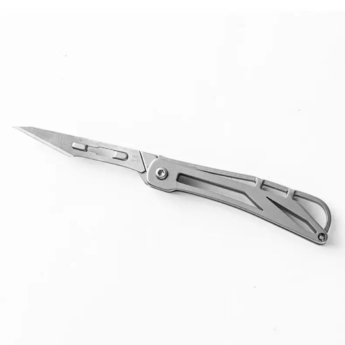 Steel Utility Knife – SharpFlex with Pocket EDC with Replaceable No. 11 Surgical Blade