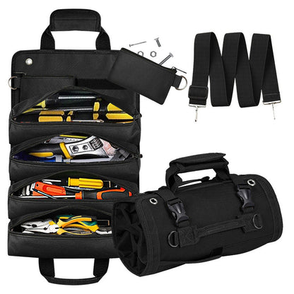 Tactical EDC Pouch – Multi-Functional Roll-Up Tool Organizer with Versatile Storage Bag