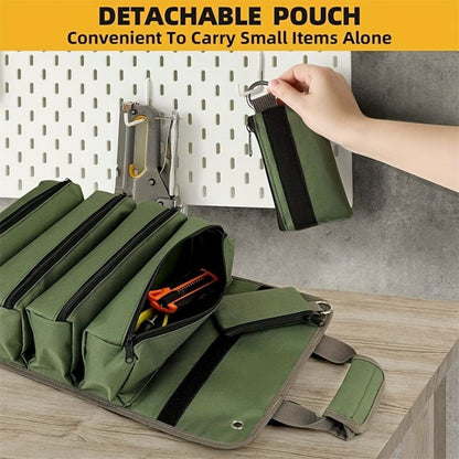 Tactical EDC Pouch – Multi-Functional Roll-Up Tool Organizer with Versatile Storage Bag