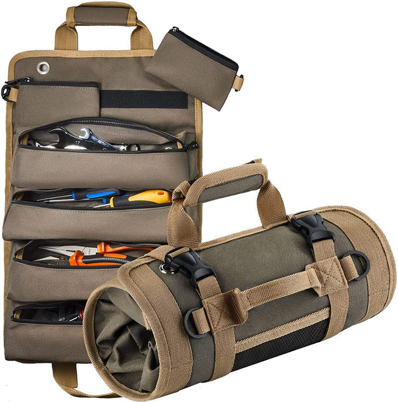 Tactical EDC Pouch – Multi-Functional Roll-Up Tool Organizer with Versatile Storage Bag