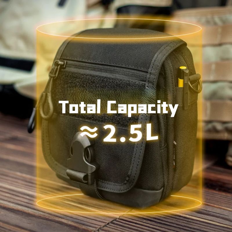 Tactical EDC Pouch – Raccoon Bag with Multi-Functional Crossbody & Waist Pack
