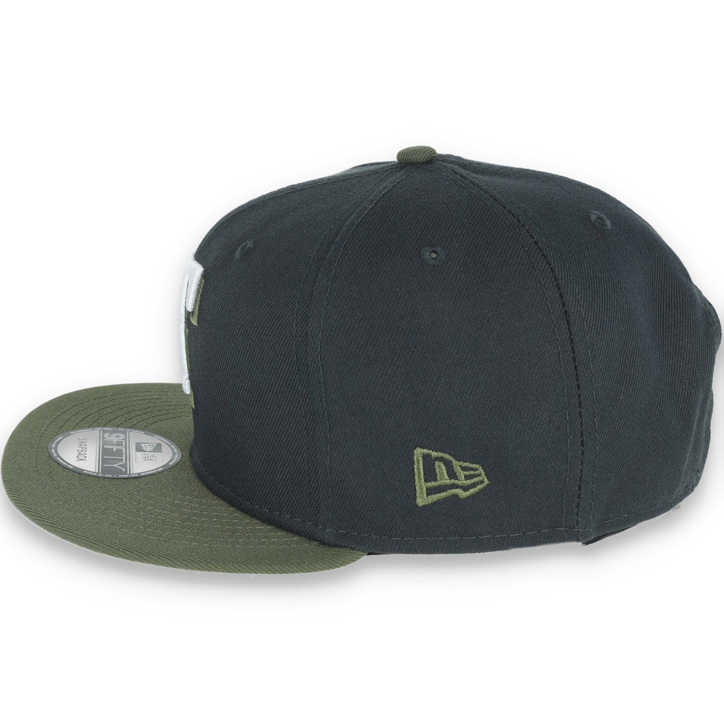 New Era Texas Rangers 2-Tone Color Pack Snapback Hat - Grey/Olive