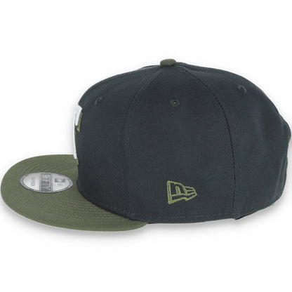 New Era Texas Rangers 2-Tone Color Pack Snapback Hat - Grey/Olive
