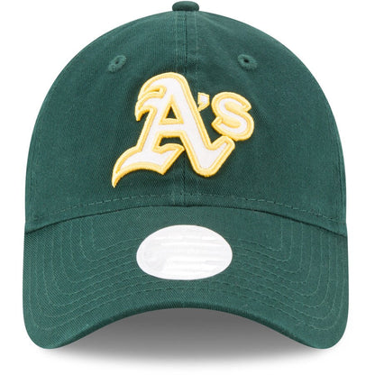 Oakland Athletics New Era Green Team Glisten 9TWENTY Adjustable HAT