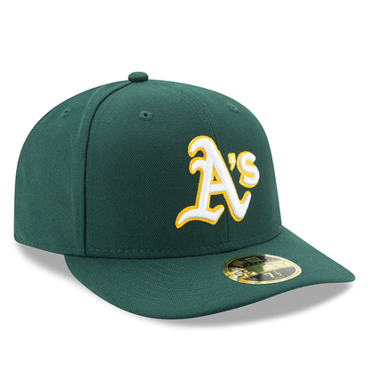 Oakland Athletics New Era Road Authentic Collection On-Field Low Profile 59FIFTY Fitted Hat - Green