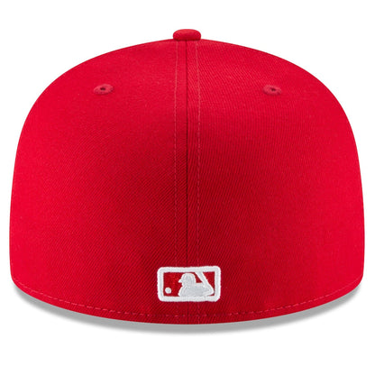 New York Yankees 59FIFTY FITTED Hat- Scarlet