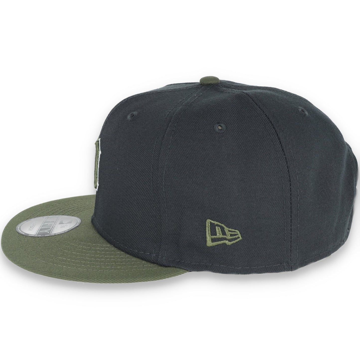 New Era Detroit Tigers 2-Tone Color Pack 9FIFTY Snapback Hat- Grey/Olive