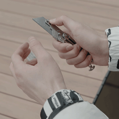 Titanium Balisong Trainer – Butterfly Knife Flipping EDC Training Utility