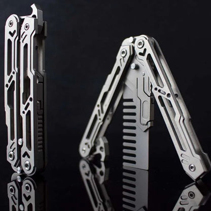 Titanium Balisong Trainer – Butterfly Knife Flipping EDC Training Utility