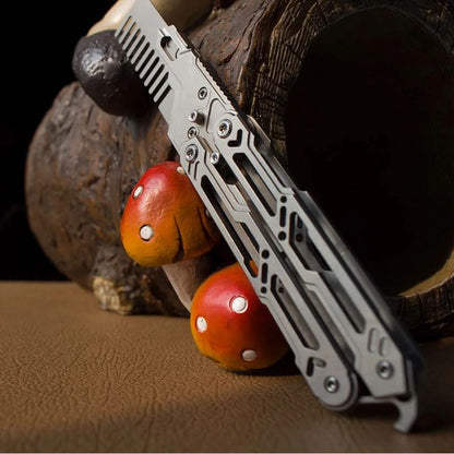 Titanium Balisong Trainer – Butterfly Knife Flipping EDC Training Utility