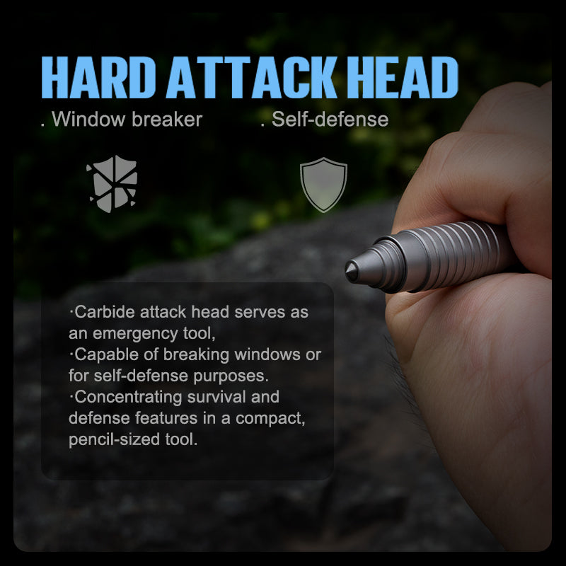 Titanium Bolt Action Tactical Pen – Bullet Ant 2.0 - Multi-Tool with EDC