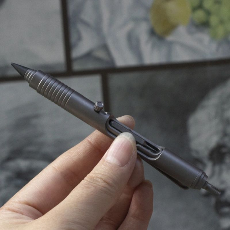 Titanium Bolt Action Tactical Pen – Bullet Ant 2.0 - Multi-Tool with EDC