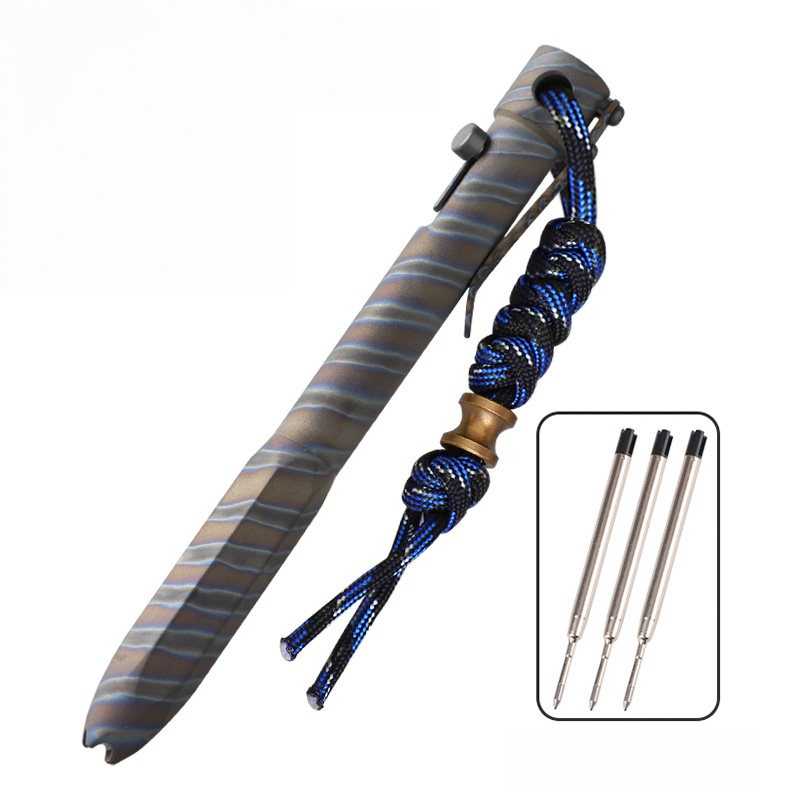 Titanium Bolt Action Tactical Pen – Heavy-Duty EDC Writing & Self-Defense Tool
