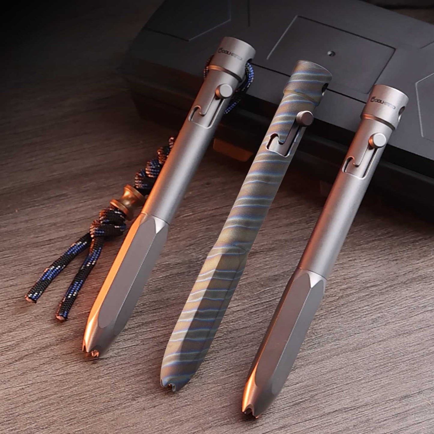 Titanium Bolt Action Tactical Pen – Heavy-Duty EDC Writing & Self-Defense Tool