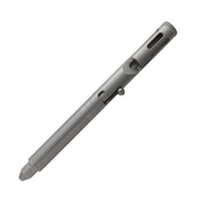Titanium Bolt Action Tactical Pen – TC4 EDC CNC Machined for Writing, Everyday Carry