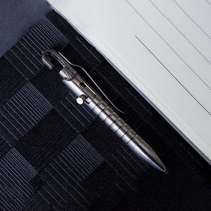 Titanium Bolt Action Tactical Pen – Ultimate GR5 with Waterproof EDC with Secure Hook