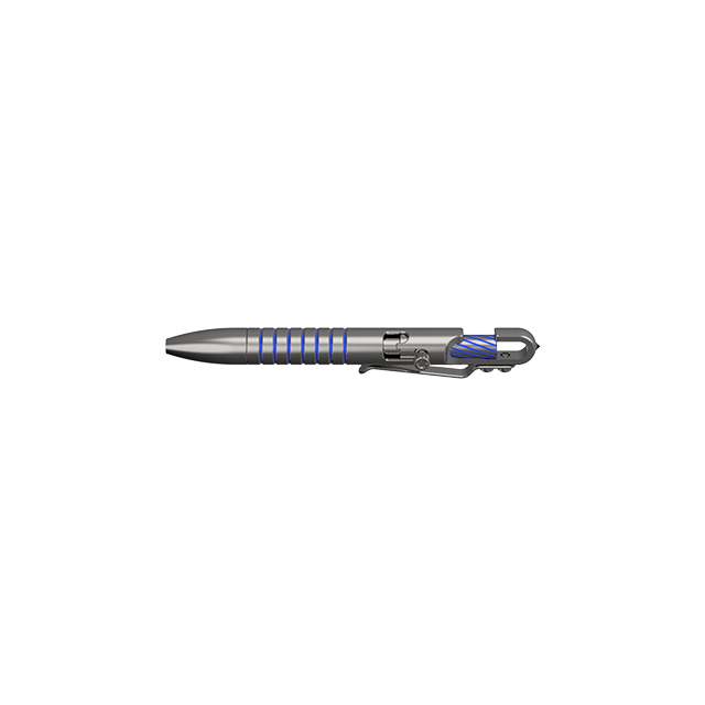 Titanium Bolt Action Tactical Pen – Ultimate GR5 with Waterproof EDC with Secure Hook