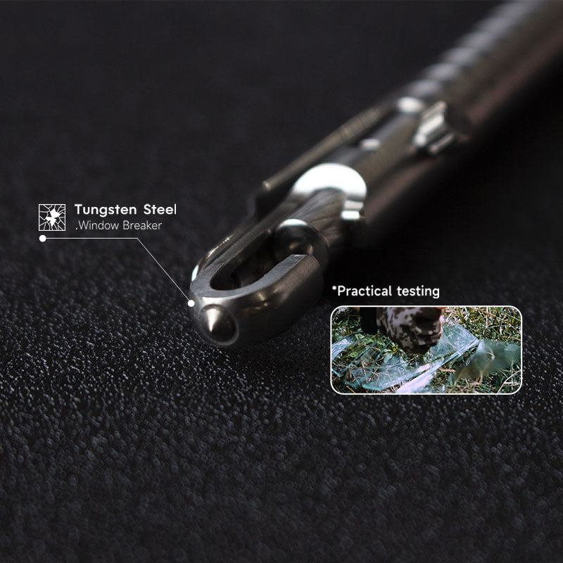 Titanium Bolt Action Tactical Pen – Ultimate GR5 with Waterproof EDC with Secure Hook