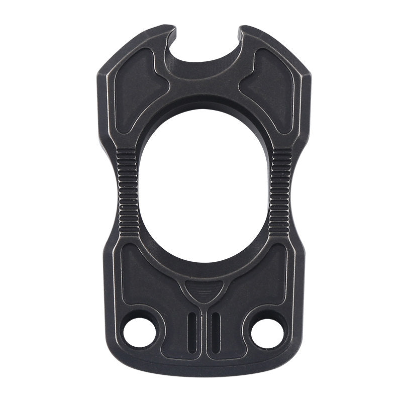 Titanium Bottle Opener Knuckles – EDC with TC4 Ring Multi-Function Self Defense Tool