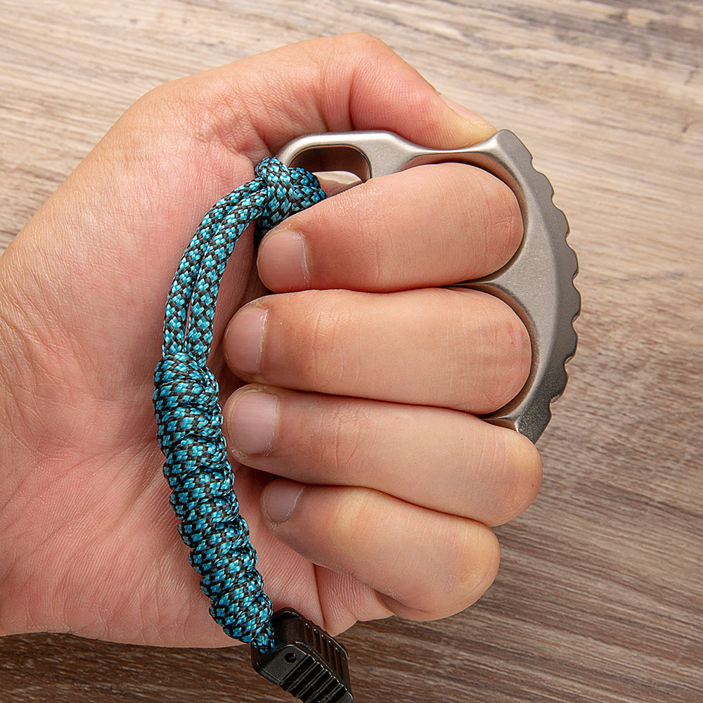 Titanium Bottle Opener Knuckles – EDC with TC4 Two Finger 18mm 115g Sandblasted