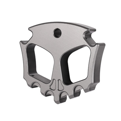 Titanium Bottle Opener Knuckles – Phantom Two Finger with Plated EDC