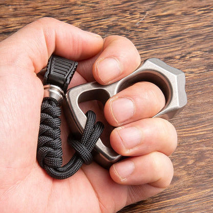 Titanium Bottle Opener Knuckles – TC21 Extreme-Thick 18mm with Stonewash Aerospace Grade