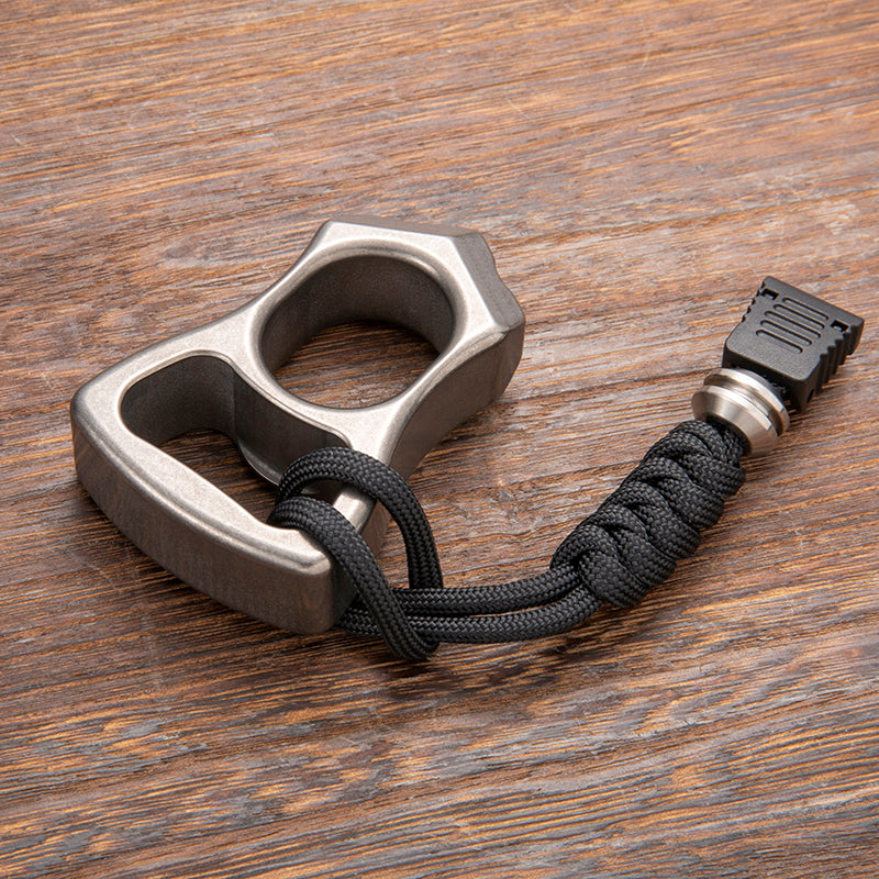 Titanium Bottle Opener Knuckles – TC21 Extreme-Thick 18mm with Stonewash Aerospace Grade