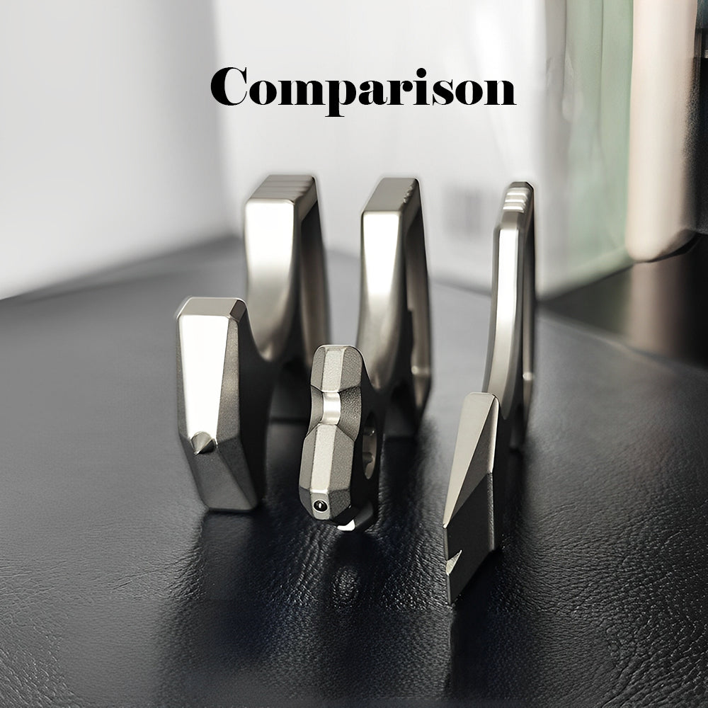 Titanium Bottle Opener Knuckles – TC4 Alloy Multi-Tool Ring with Self Defense Spike