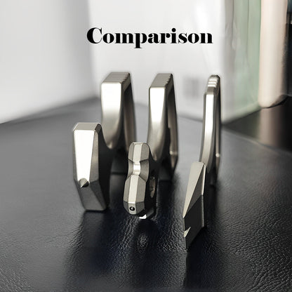 Titanium Bottle Opener Knuckles – TC4 Alloy Multi-Tool Ring with Self Defense Spike