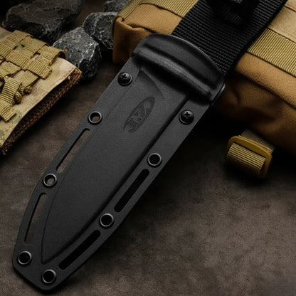 Titanium Bushcraft Knife – Survival Fixed Blade 7Cr Steel Coating Hunting Camping Tactical