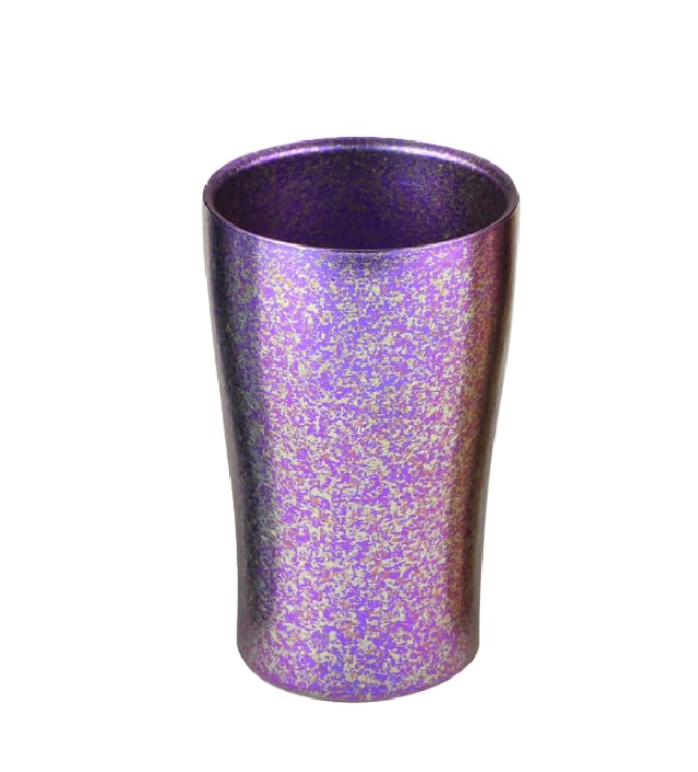 Titanium Camping Cup – Double Wall Aurora Crystal Insulated Beer Coffee Mug Outdoor