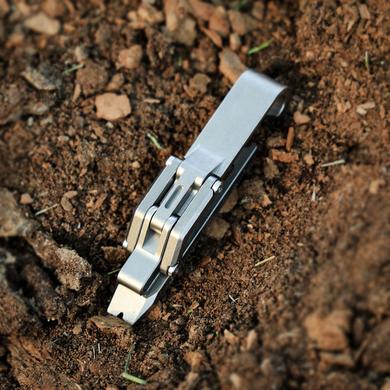 Titanium EDC Keychain Tool – K-Smart 1.0 Multi with 11-in-1 with Quick-Release Mechanism
