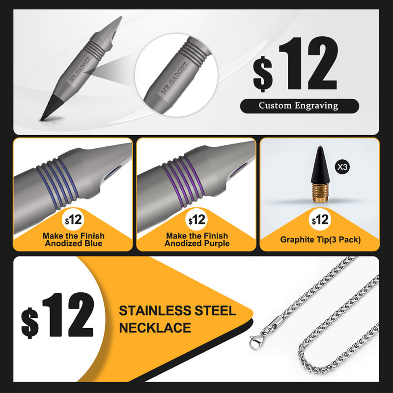 Titanium EDC Keychain Tool – Wolf Fang 1.0 Multi with Bottle Opener, Screwdriver & Cutter