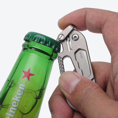 Titanium EDC Knife – EdgeKey Multi-Function Keychain with M390 or 8Cr13MoV Steel