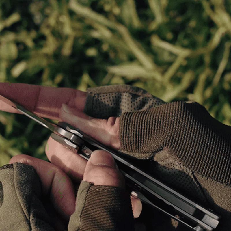 Titanium EDC Knife – Shadow Blade with M390 Steel Blade with Precision Engineering